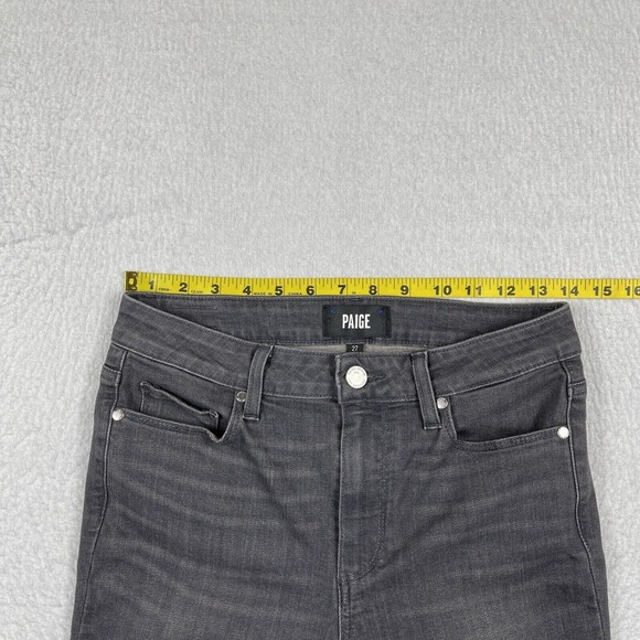 Paige Jeans Womens‎ 27 Gray Hoxton Ankle Skinny Casual Preppy Ladies Pants - Picture 8 of 16